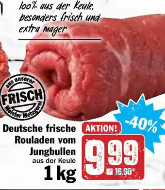 HIT Ullrich Deutsche Frische Rouladen vom Jungbullen 1kg Angebot