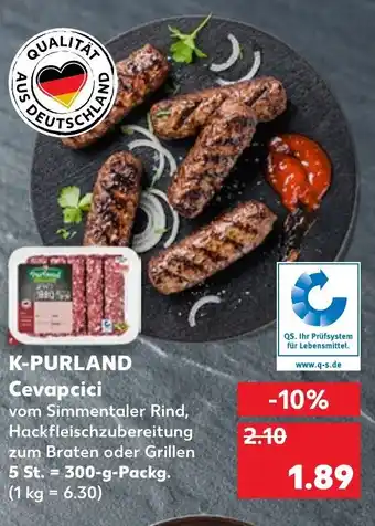 Kaufland K Purland Cevapcici 300g Angebot