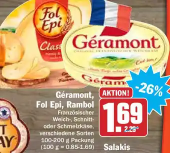 Hit Géramont, Fol Epi oder Rambol 100-200g Angebot