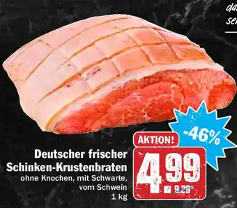 Hit Deutscher Frischer Schinken Krustenbraten 1kg Angebot