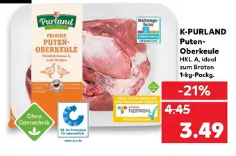 Kaufland K Purland Puten Oberkeule 1kg Angebot