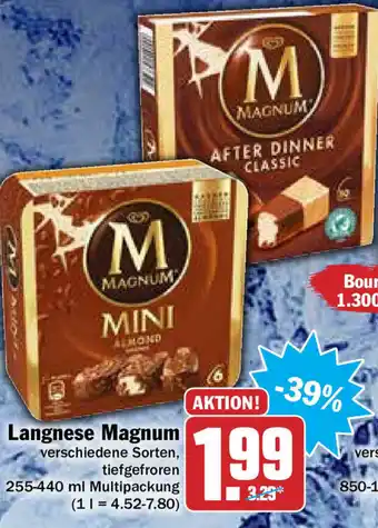 HIT Ullrich Langnese Magnum 255-440ml Angebot