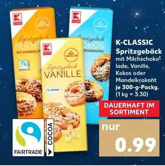 Kaufland K Classic Spritzgebäck 300g Angebot