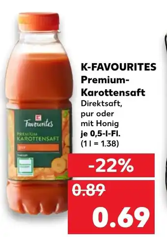 Kaufland K Favourites Premium Karottensaft 0,5L Angebot