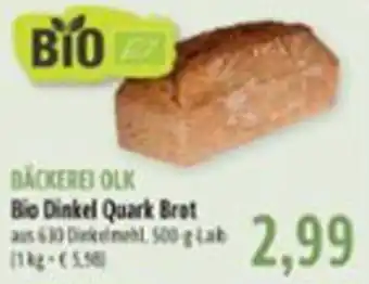 BUNGERT BÄCKEREI OLK Bio Dinkel Quark Brot 500g Angebot