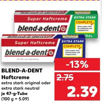 Kaufland Blend a Dent Haftcreme 47g Tube Angebot