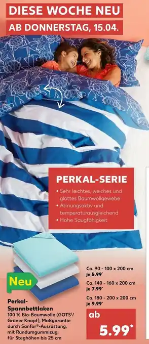 Kaufland Perkal Spannbettlaken Angebot