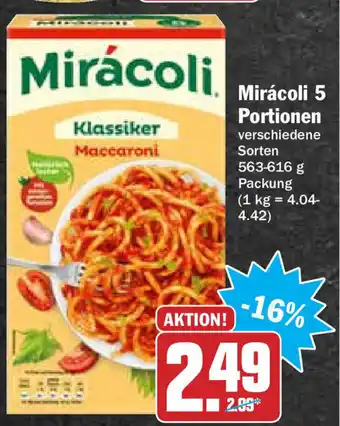 Hit Mirácoli 5 Portionen 563-616g Angebot