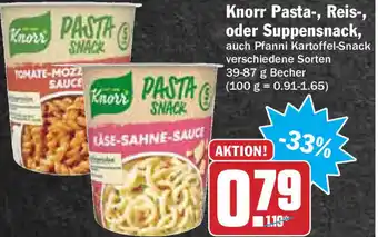 HIT Ullrich Knorr Pasta, Reis oder Suppensnack 39-87g Becher Angebot