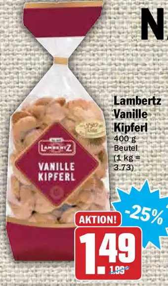 HIT Ullrich Lambertz Vanille Kipferl 400g Beutel Angebot