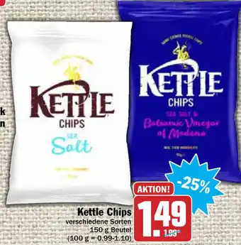 Hit Kettle Chips 150g Beutel Angebot