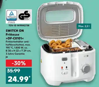 Kaufland Switch On Fritteuse DF-C0101 Angebot