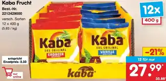 Netto Marken-Discount Kaba Frucht 12x400 g Angebot