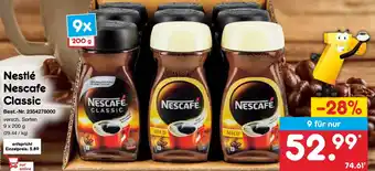 Netto Marken-Discount Nestlé Nescafe Classic 9x200 g Angebot