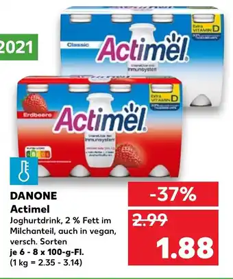 Kaufland Danone Actimel 6-8x100g Angebot