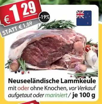 LEDO Neuseeländische Lammkeule 100g Angebot