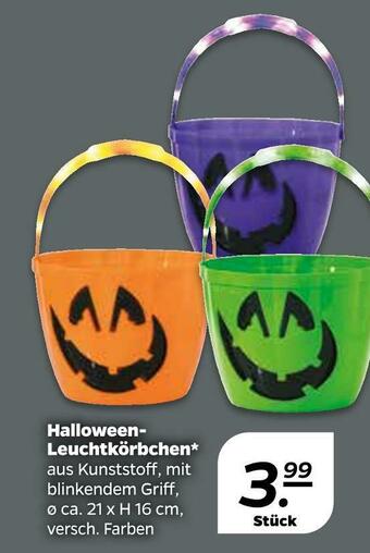 NETTO Halloween- leuchtkörbchen Angebot