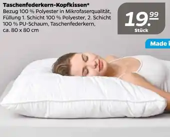 NETTO Taschenfederkern-kopfkissen Angebot