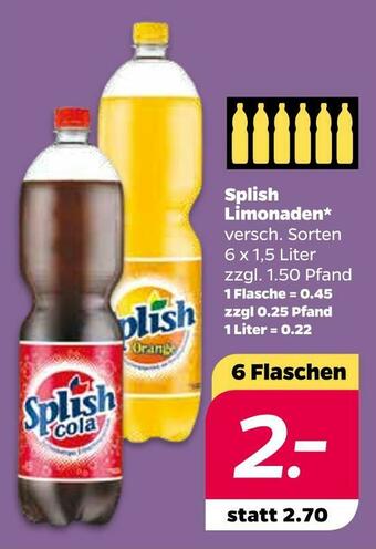 NETTO Splish limonaden Angebot