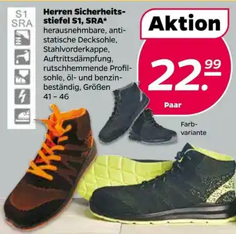 NETTO Herren sicherheitsstiefel s1, sra Angebot