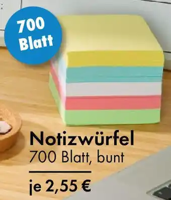 TEDi Notizwürfel 700 Blatt Angebot