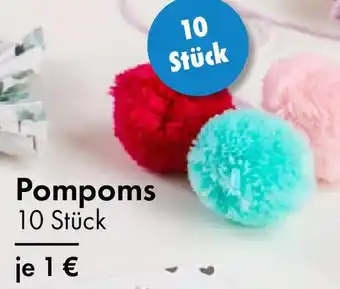 TEDi Pompoms 10 Stück Angebot