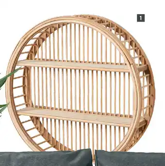 OBI Rattan Wandregal Angebot