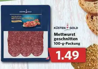 Combi Küsten Gold Mettwurst Geschnitten Angebot