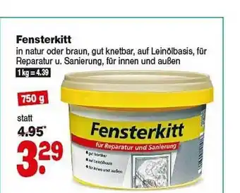 Repo Markt Fensterkitt Angebot