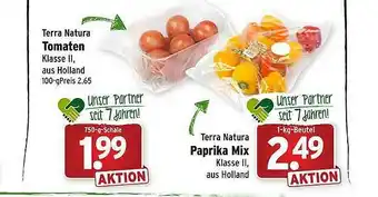 Wasgau Terra Natura Tomaten, Terra Natura Paprika Mix Angebot