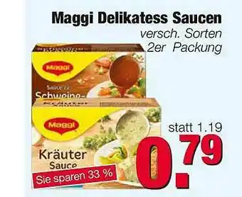 Edeka Scherer Maggi Delikatess Saucen Angebot