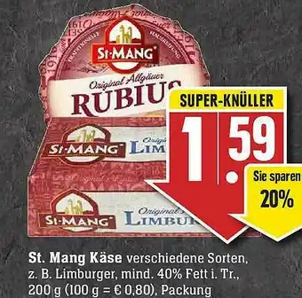 Edeka St. Mand Käse Angebot