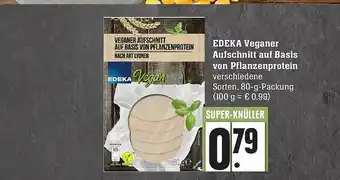 Edeka Edeka Veganer Aufschnitt Aud Basis Von Pflanzenprotein Angebot