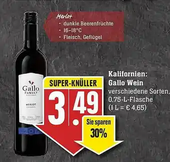 Edeka Gallo Wein Angebot