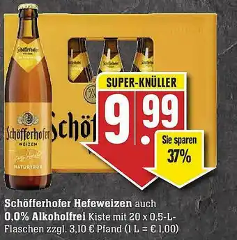 Edeka Schöfferhofer Hefeweizen Auch 0.0% Alkoholfrei Angebot