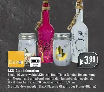 Edeka Dekor Led-glasdekoration Angebot