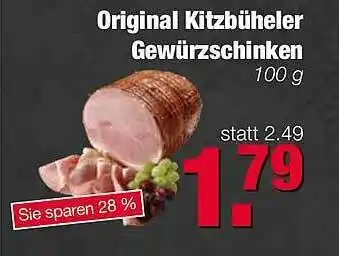 Edeka Scherer Original Kitzbüheler Gewürzschinken Angebot