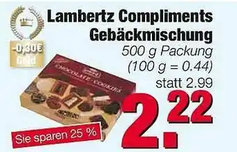 Edeka Scherer Lambertz Compliments Gebäckmischung Angebot