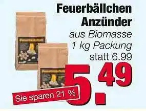 Edeka Scherer Feuerbällchen Anzünder Angebot