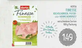 Edeka Struve Herta Finesse Kochschinken, Puten- Oder Hähnchenbrust Angebot