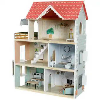 Action Mini Matters Puppenhaus aus Holz Angebot