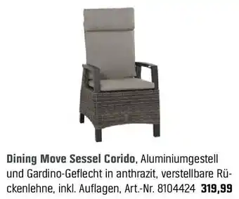 OBI Dining Move Sessel Corido Angebot