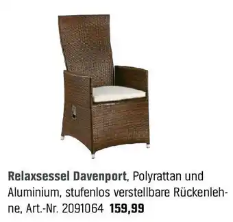 OBI Relaxsessel Davenport Angebot