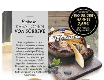 Edeka Zurheide Söbbeke Bio Uriger Hannes Angebot