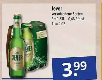 GetränkePartner Jever Verschiedene Sorten Angebot