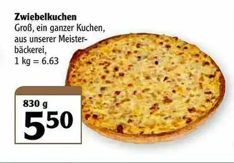 Globus Zwiebelkuchen Angebot