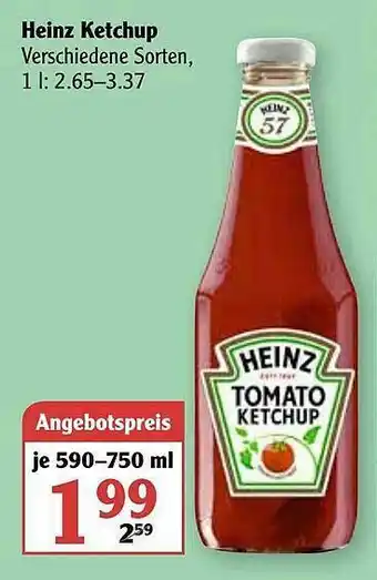 Globus Heinz Ketchup Angebot