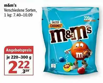 Globus M&m's Angebot