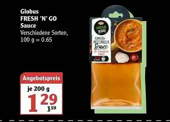 Globus Globus Fresh 'n' Go Sauce Angebot