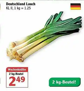 Globus Deutschland Lauch Angebot